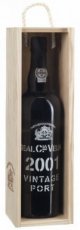 AMRC010 Real Companhia Velha 2001 Vintage Port in wooden box